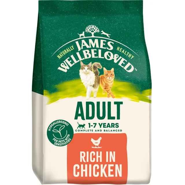 Adult Chicken & Rice Dry Cat Food