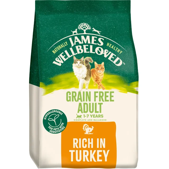 Adult Turkey & Veg Grain Free Dry Cat Food