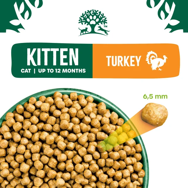 Kitten Turkey & Rice Dry Cat Food