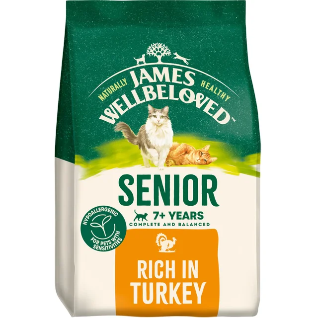 Senior Turkey & Rice Dry Cat Food