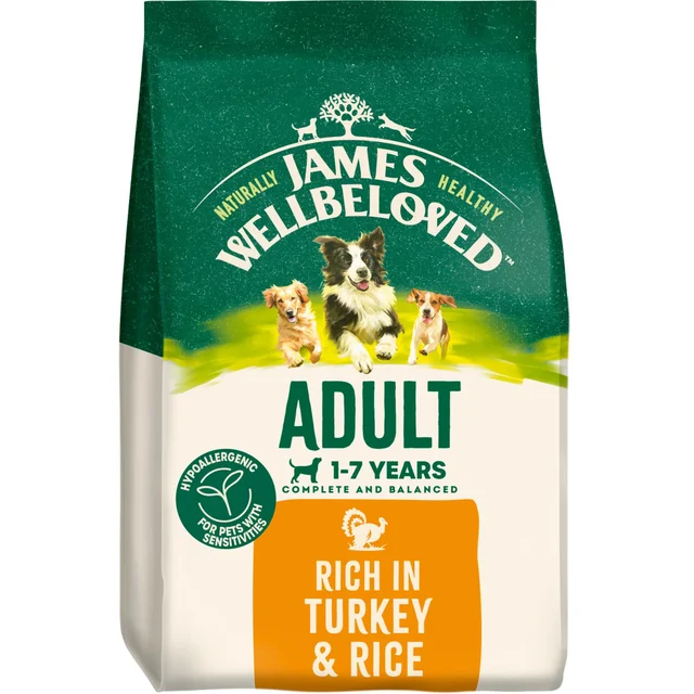 Adult Turkey & Rice Dry Dog Food