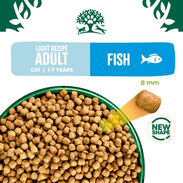 Adult Fish Dry Cat Food Light